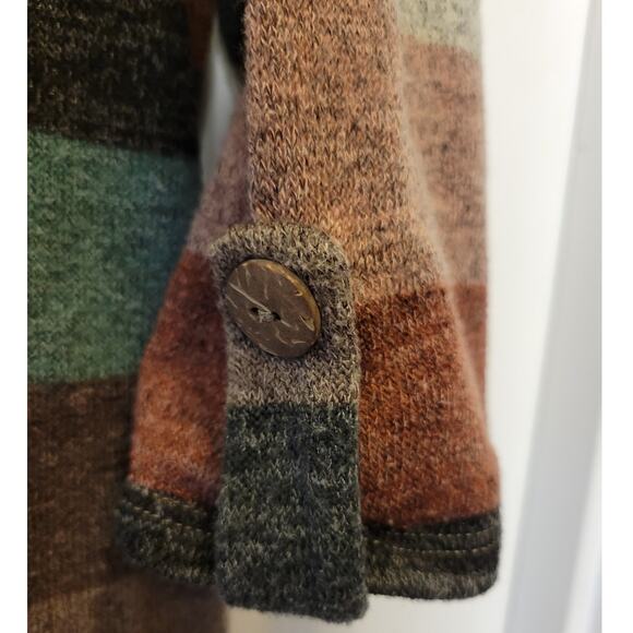 Lavish Teens Striped Hoodie Multi-color stripes with draw string size XL - Picture 4 of 5